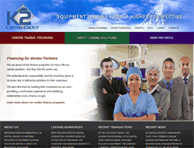 Tablet Screenshot of k2capitalgroup.com